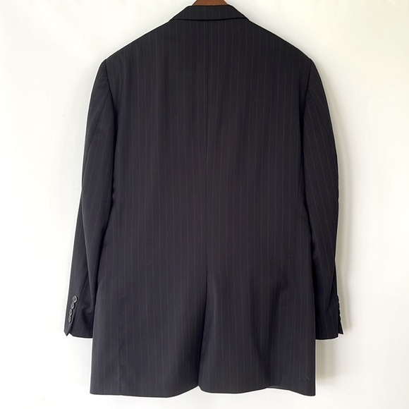 Geoffrey Beene, Black, Pin Striped Suit - Picture 4 of 8